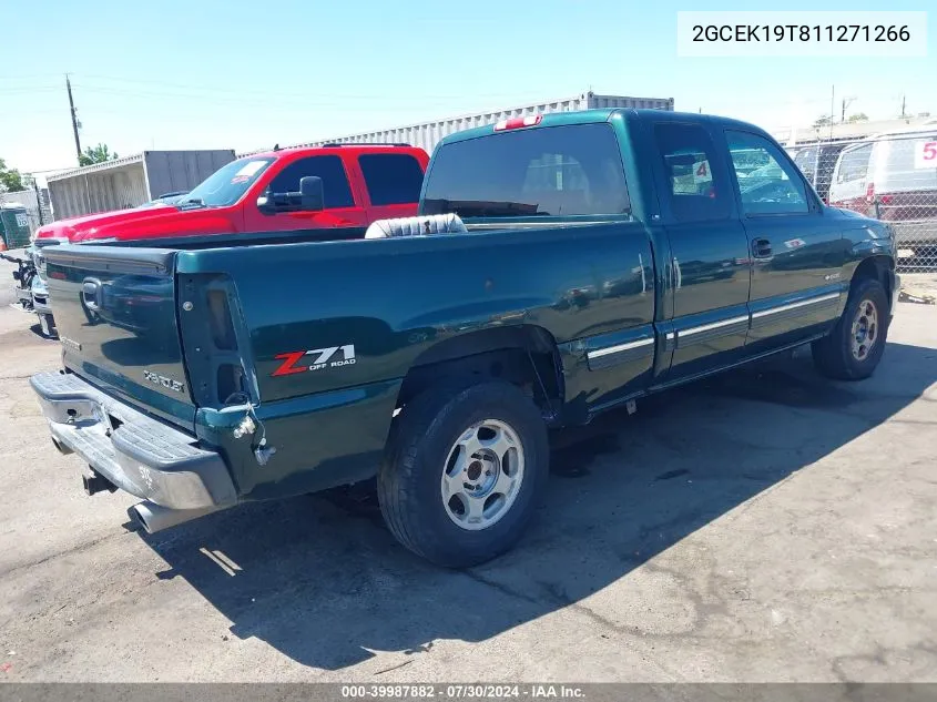 2001 Chevrolet Silverado 1500 Ls VIN: 2GCEK19T811271266 Lot: 39987882