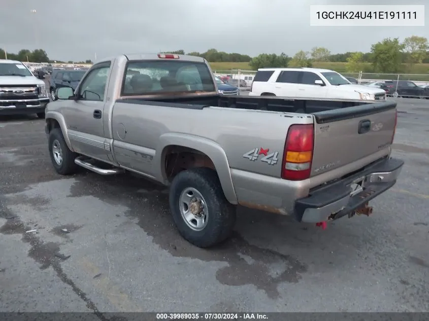 1GCHK24U41E191111 2001 Chevrolet Silverado 2500Hd Ls