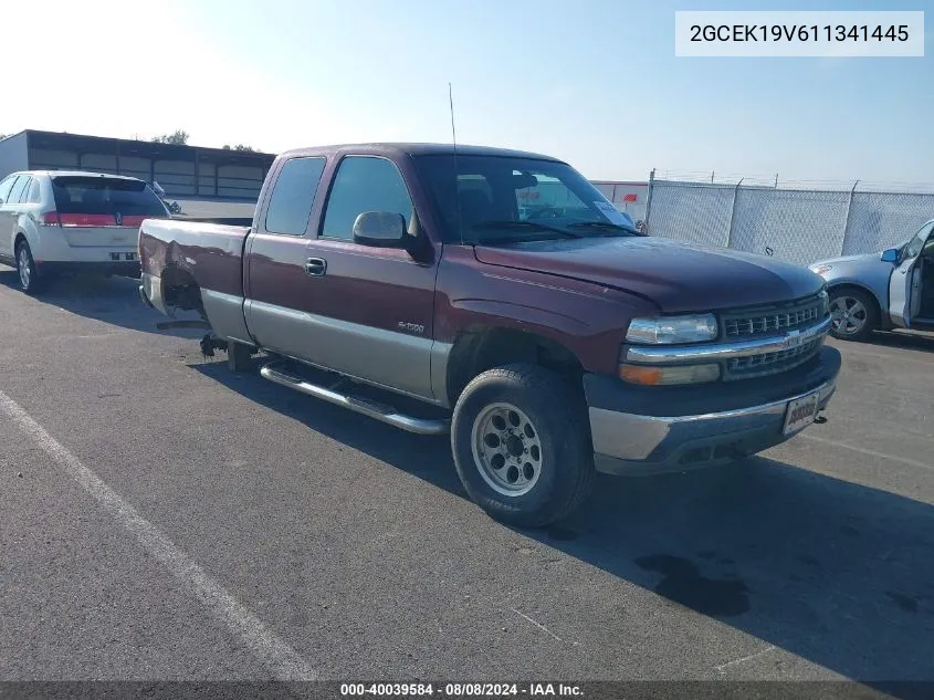 2001 Chevrolet Silverado 1500 Ls VIN: 2GCEK19V611341445 Lot: 40039584