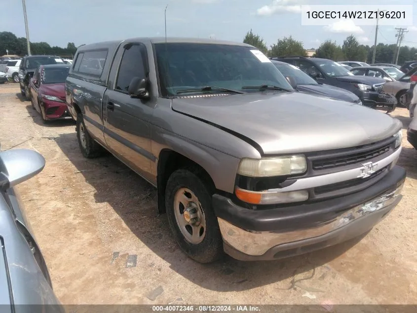 2001 Chevrolet Silverado 1500 VIN: 1GCEC14W21Z196201 Lot: 40072346