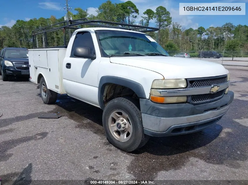 1GBHC24141E209646 2001 Chevrolet Silverado 2500