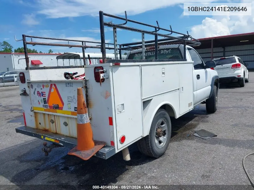 2001 Chevrolet Silverado 2500 VIN: 1GBHC24141E209646 Lot: 40149304