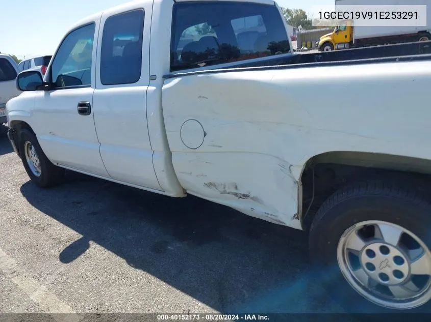 2001 Chevrolet Silverado 1500 VIN: 1GCEC19V91E253291 Lot: 40152173