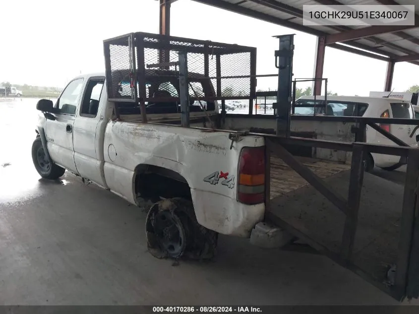 1GCHK29U51E340067 2001 Chevrolet Silverado 2500Hd