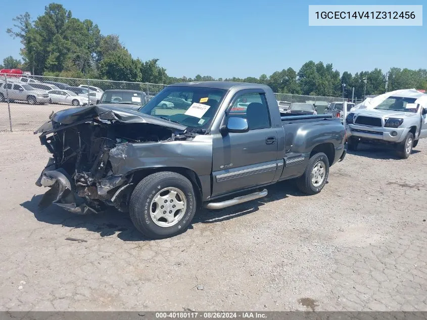 1GCEC14V41Z312456 2001 Chevrolet Silverado 1500 Ls