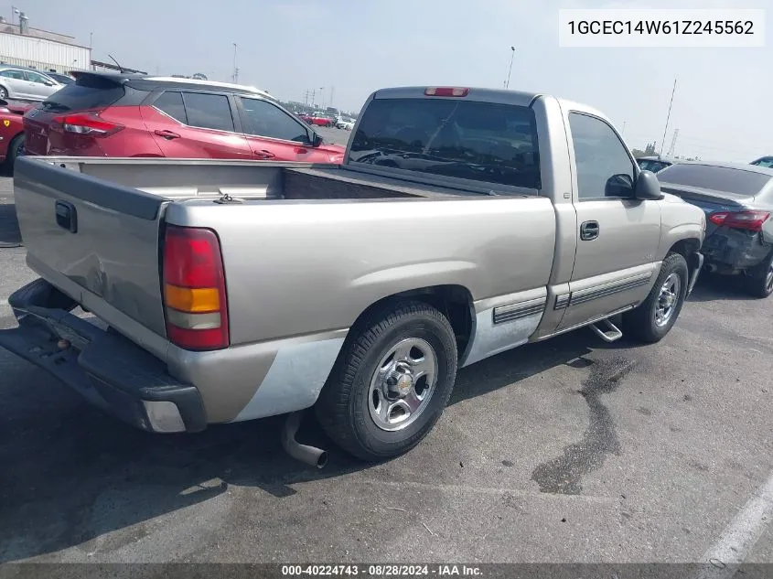 2001 Chevrolet Silverado 1500 VIN: 1GCEC14W61Z245562 Lot: 40224743