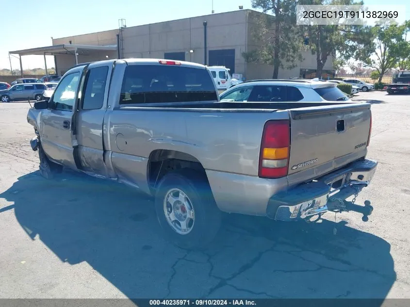 2001 Chevrolet Silverado 1500 Ls VIN: 2GCEC19T911382969 Lot: 40235971