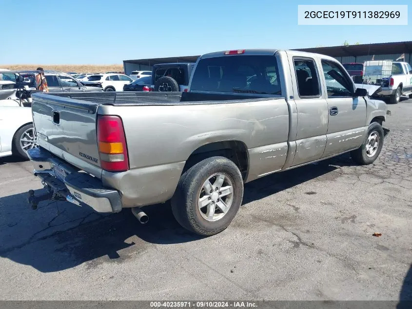 2001 Chevrolet Silverado 1500 Ls VIN: 2GCEC19T911382969 Lot: 40235971