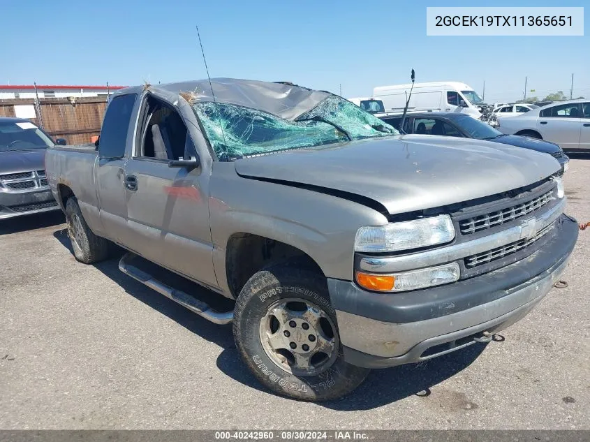 2001 Chevrolet Silverado 1500 Ls VIN: 2GCEK19TX11365651 Lot: 40242960