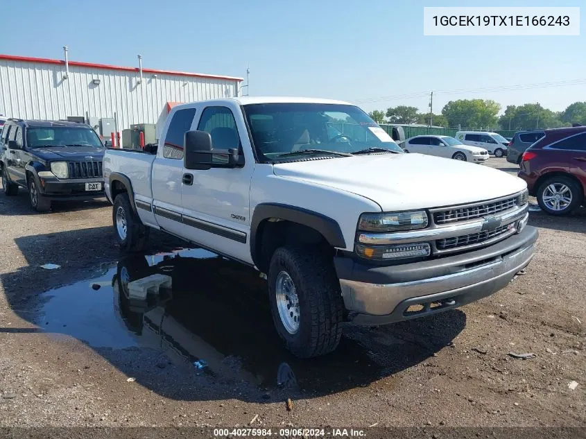 2001 Chevrolet Silverado 1500 Ls VIN: 1GCEK19TX1E166243 Lot: 40275984