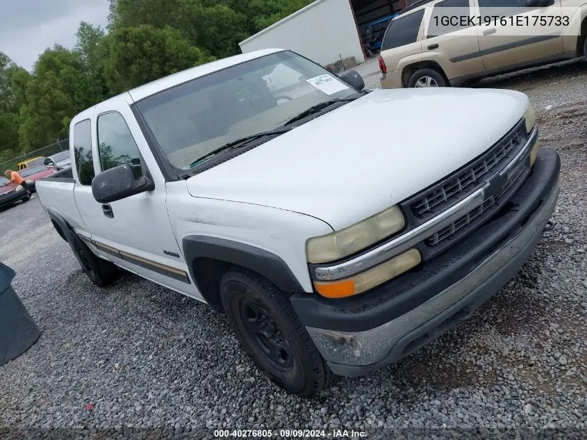 2001 Chevrolet Silverado 1500 Ls VIN: 1GCEK19T61E175733 Lot: 40276805