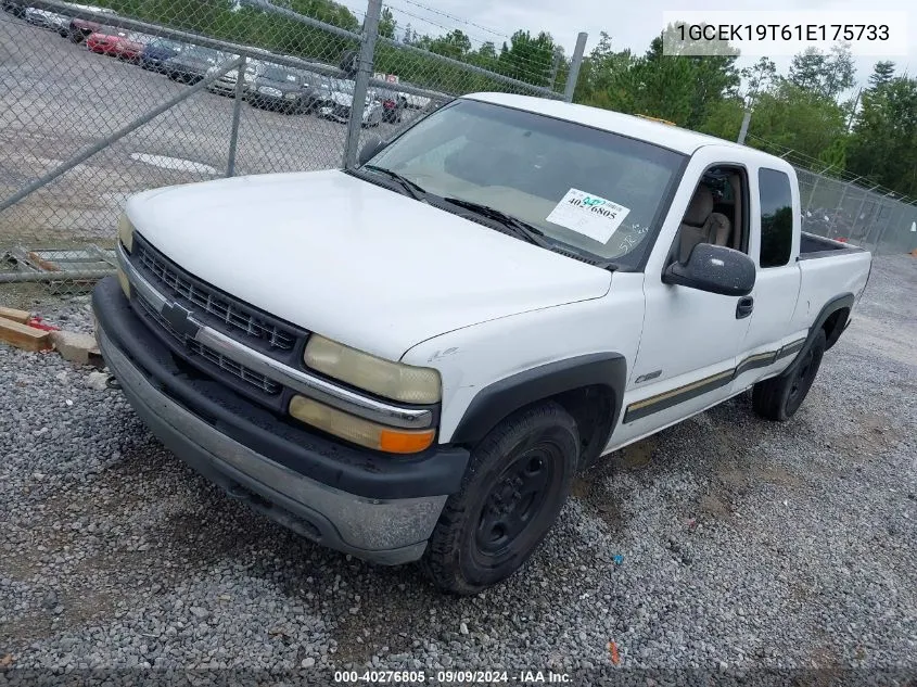 2001 Chevrolet Silverado 1500 Ls VIN: 1GCEK19T61E175733 Lot: 40276805