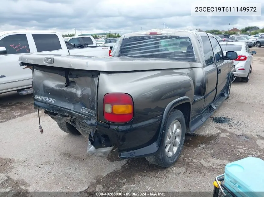 2001 Chevrolet Silverado 1500 Ls VIN: 2GCEC19T611149972 Lot: 40283030