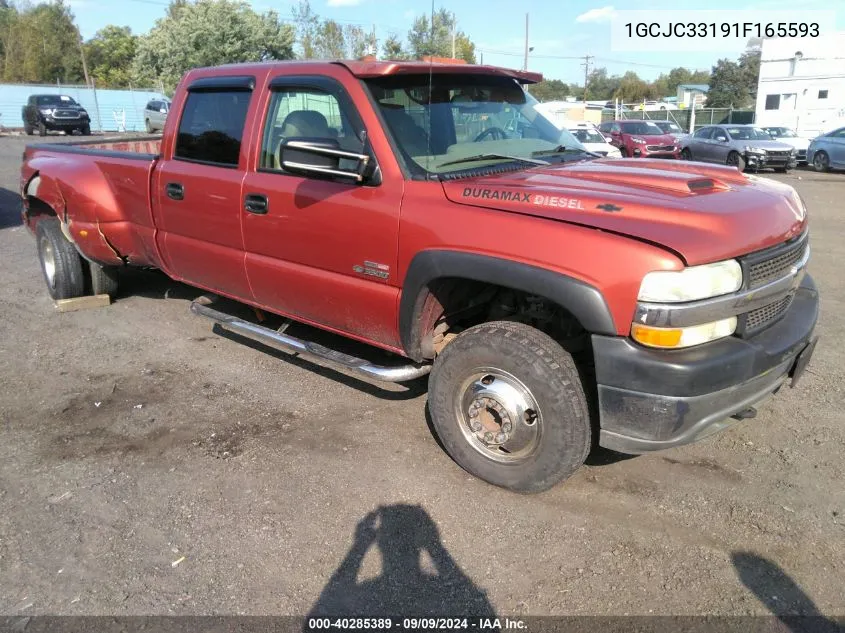 2001 Chevrolet Silverado 3500 Lt VIN: 1GCJC33191F165593 Lot: 40285389