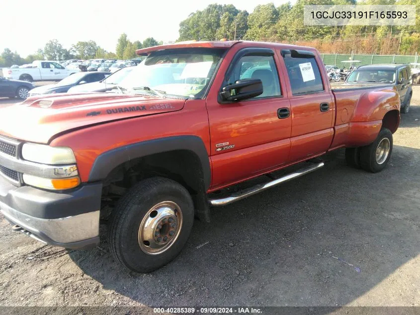 1GCJC33191F165593 2001 Chevrolet Silverado 3500 Lt