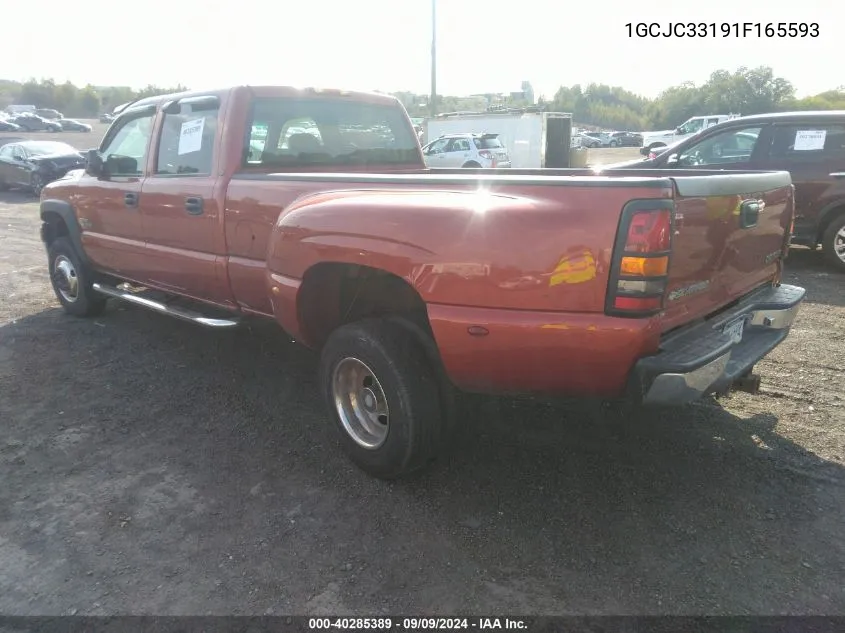 2001 Chevrolet Silverado 3500 Lt VIN: 1GCJC33191F165593 Lot: 40285389