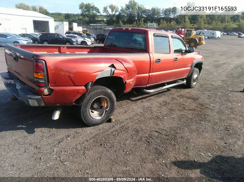 1GCJC33191F165593 2001 Chevrolet Silverado 3500 Lt