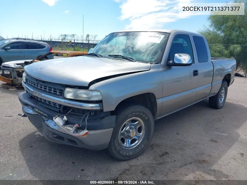 2001 Chevrolet Silverado 1500 Ls VIN: 2GCEK19T211371377 Lot: 40286881