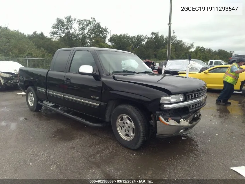 2001 Chevrolet Silverado 1500 Ls VIN: 2GCEC19T911293547 Lot: 40296869