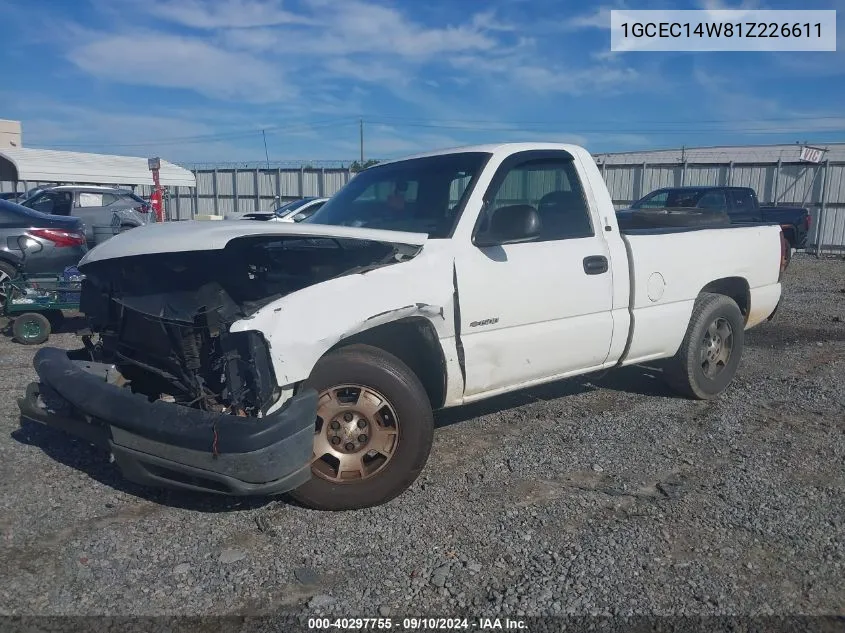 2001 Chevrolet Silverado C1500 VIN: 1GCEC14W81Z226611 Lot: 40297755