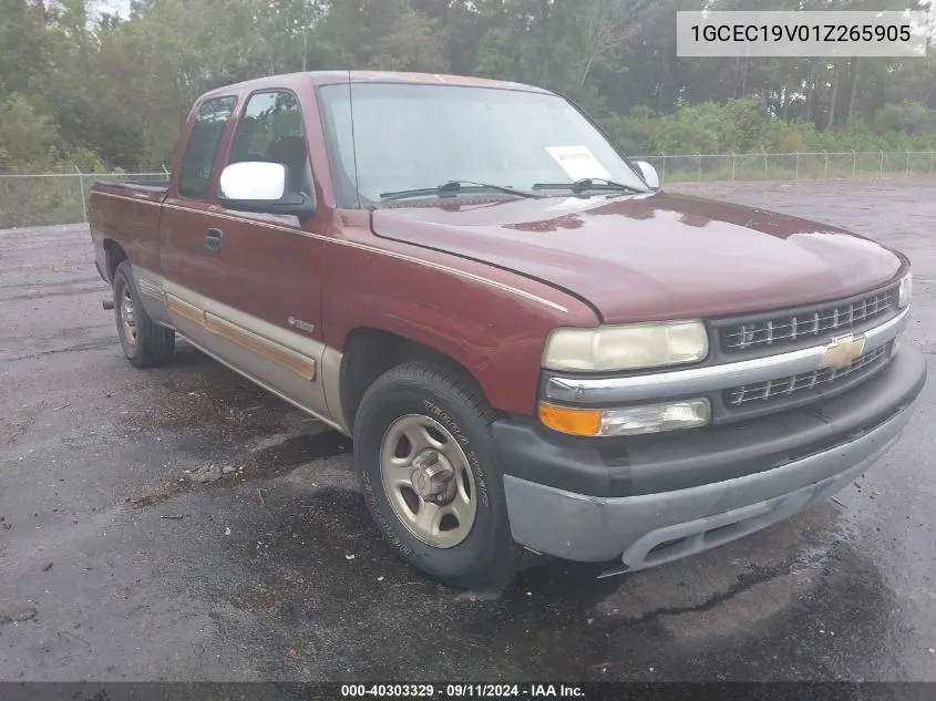 2001 Chevrolet Silverado 1500 Ls VIN: 1GCEC19V01Z265905 Lot: 40303329