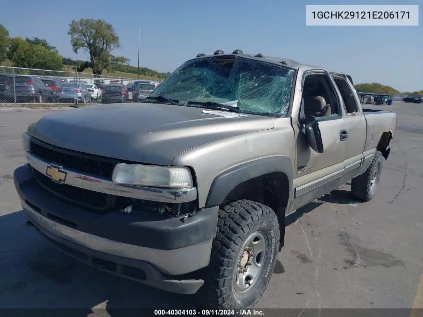 2001 Chevrolet Silverado 2500Hd VIN: 1GCHK29121E206171 Lot: 40304103