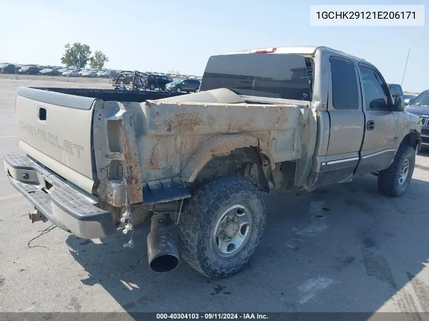 2001 Chevrolet Silverado 2500Hd VIN: 1GCHK29121E206171 Lot: 40304103