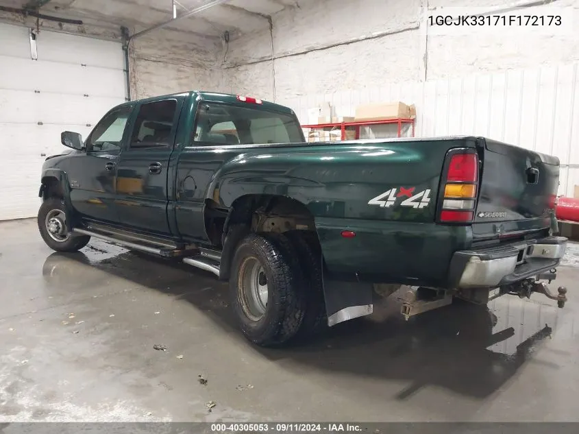 2001 Chevrolet Silverado 3500 Lt VIN: 1GCJK33171F172173 Lot: 40305053