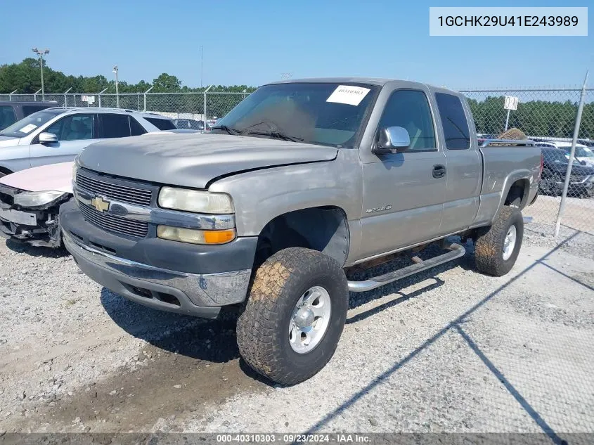 2001 Chevrolet Silverado K2500 Heavy Duty VIN: 1GCHK29U41E243989 Lot: 40310303