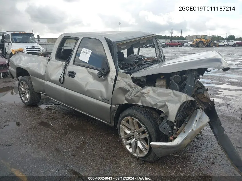 2GCEC19T011187214 2001 Chevrolet Silverado C1500