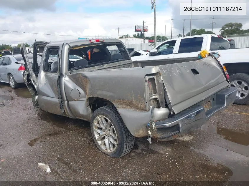 2GCEC19T011187214 2001 Chevrolet Silverado C1500