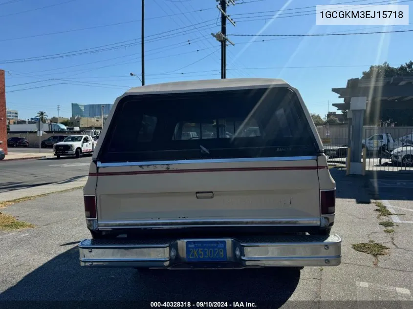 2001 Chevrolet Silverado VIN: 1GCGKM3EJ15718 Lot: 40328318