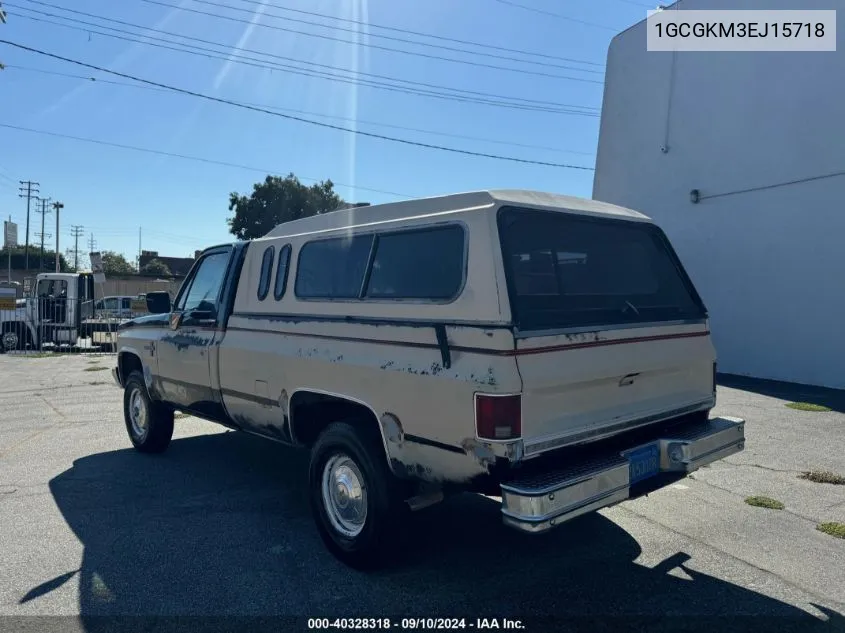 1GCGKM3EJ15718 2001 Chevrolet Silverado