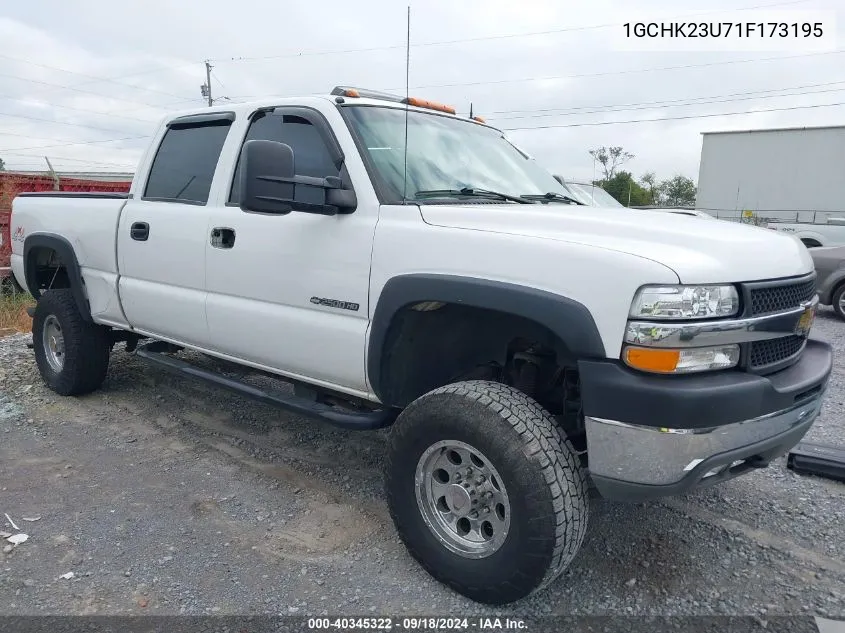 2001 Chevrolet Silverado 2500Hd Lt VIN: 1GCHK23U71F173195 Lot: 40345322