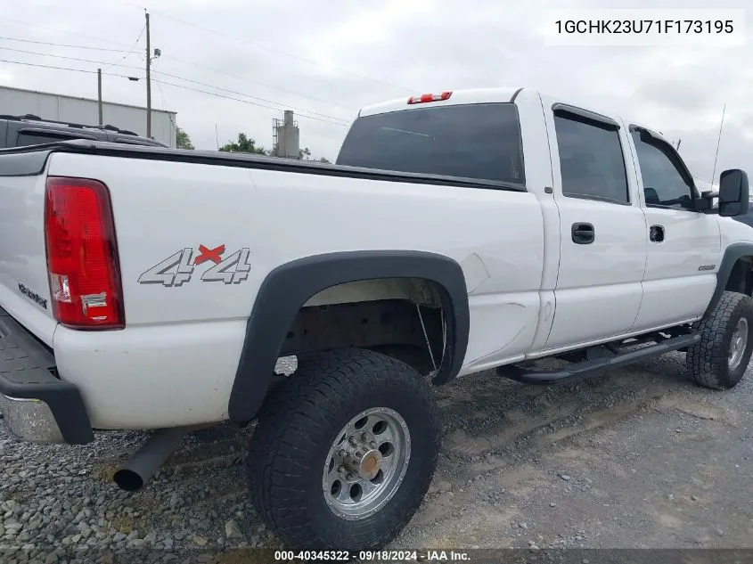 2001 Chevrolet Silverado 2500Hd Lt VIN: 1GCHK23U71F173195 Lot: 40345322