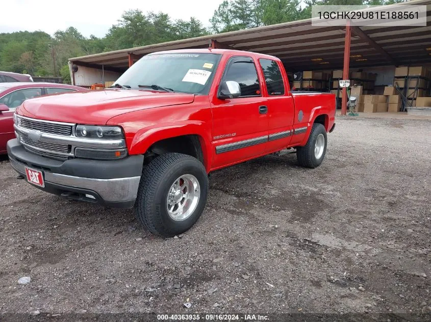 1GCHK29U81E188561 2001 Chevrolet Silverado 2500Hd Ls