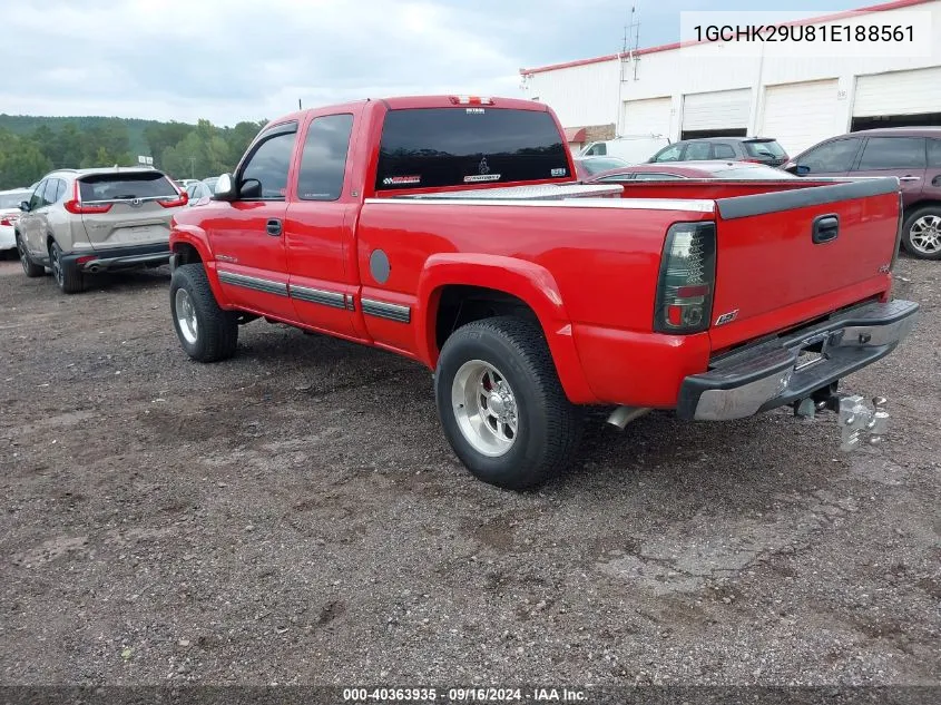 1GCHK29U81E188561 2001 Chevrolet Silverado 2500Hd Ls