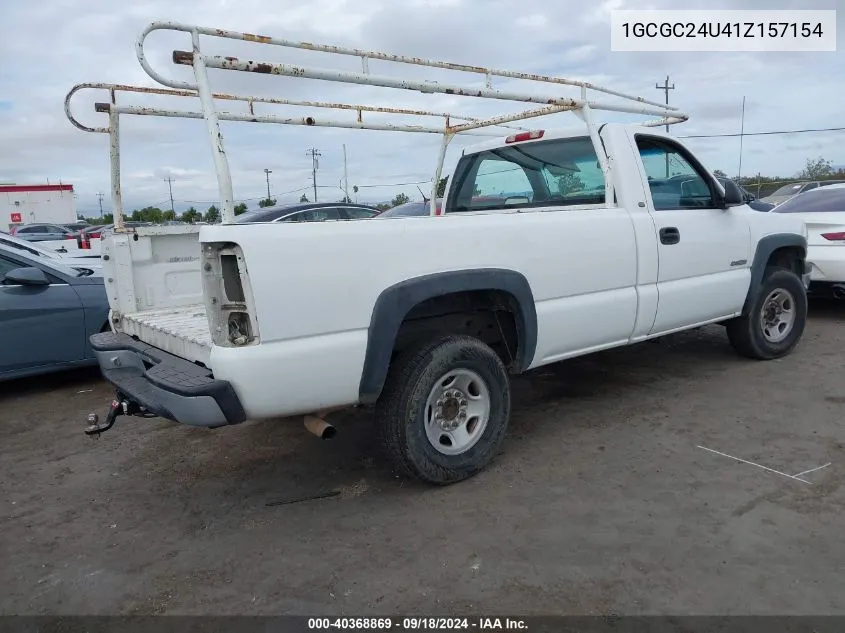 2001 Chevrolet Silverado C2500 VIN: 1GCGC24U41Z157154 Lot: 40368869