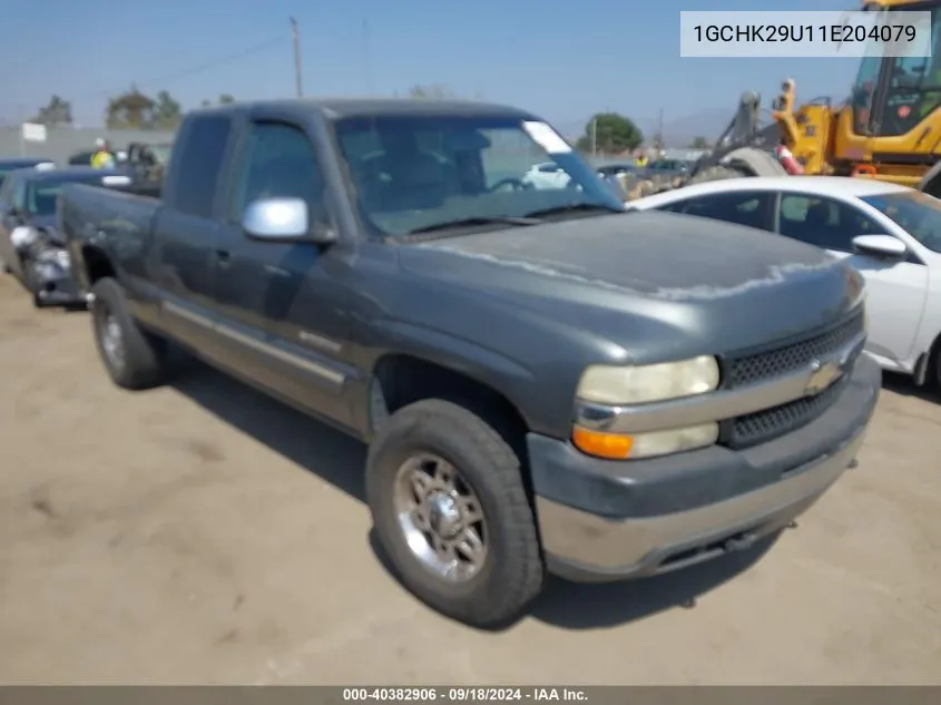 2001 Chevrolet Silverado 2500Hd Ls VIN: 1GCHK29U11E204079 Lot: 40382906