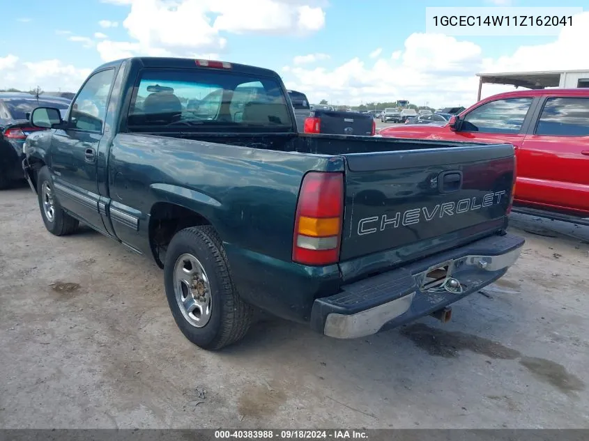 2001 Chevrolet Silverado 1500 VIN: 1GCEC14W11Z162041 Lot: 40383988