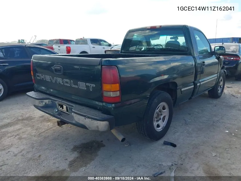 2001 Chevrolet Silverado 1500 VIN: 1GCEC14W11Z162041 Lot: 40383988