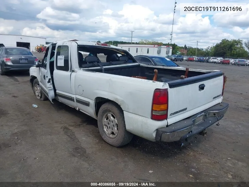 2001 Chevrolet Silverado 1500 Ls VIN: 2GCEC19T911261696 Lot: 40386855