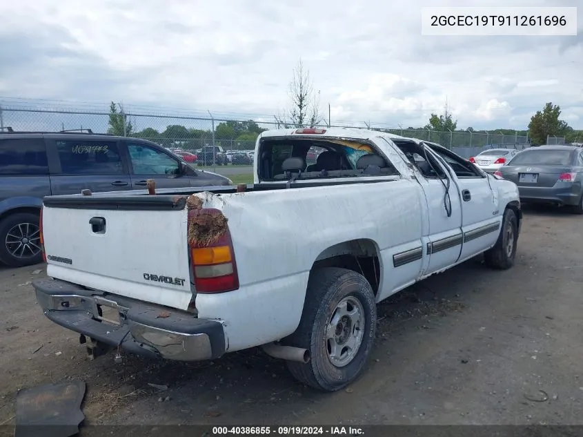 2001 Chevrolet Silverado 1500 Ls VIN: 2GCEC19T911261696 Lot: 40386855