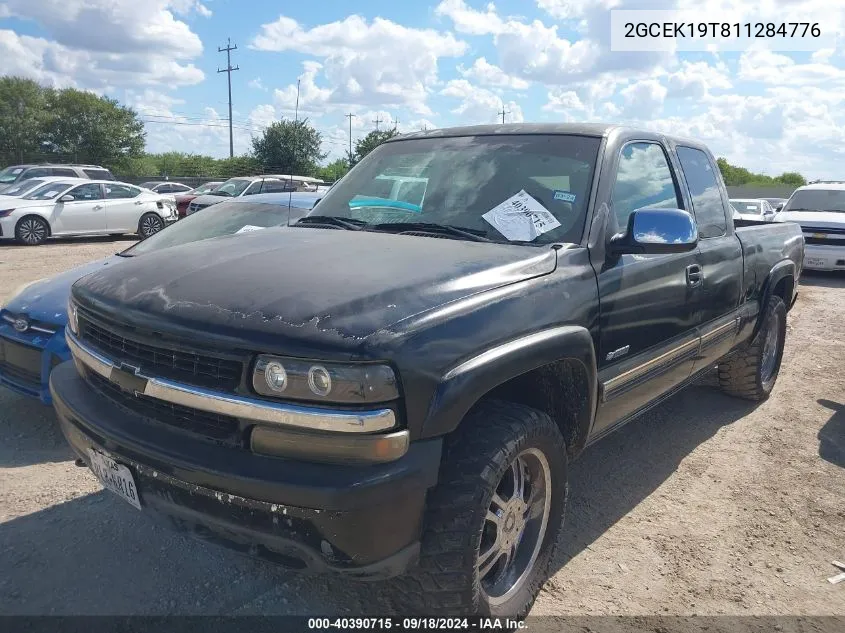 2001 Chevrolet Silverado 1500 Ls VIN: 2GCEK19T811284776 Lot: 40390715