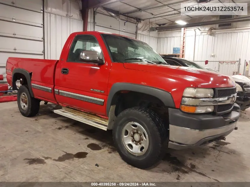 2001 Chevrolet Silverado 2500Hd Ls VIN: 1GCHK24U31Z253574 Lot: 40395258