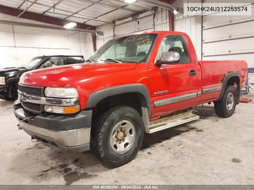 2001 Chevrolet Silverado 2500Hd Ls VIN: 1GCHK24U31Z253574 Lot: 40395258