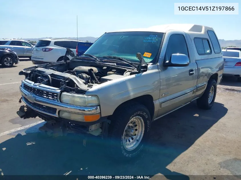 2001 Chevrolet Silverado 1500 Ls VIN: 1GCEC14V51Z197866 Lot: 40396239