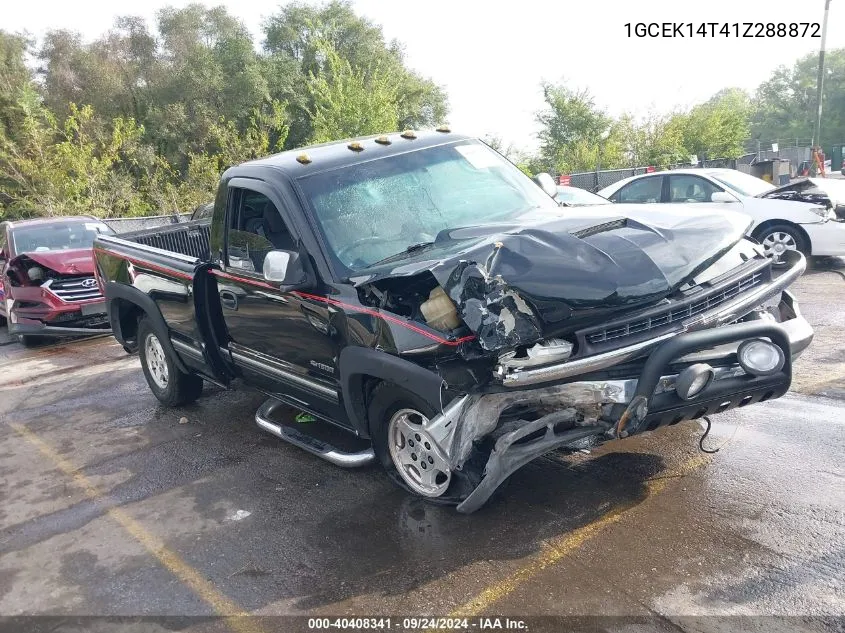 2001 Chevrolet Silverado 1500 Ls VIN: 1GCEK14T41Z288872 Lot: 40408341