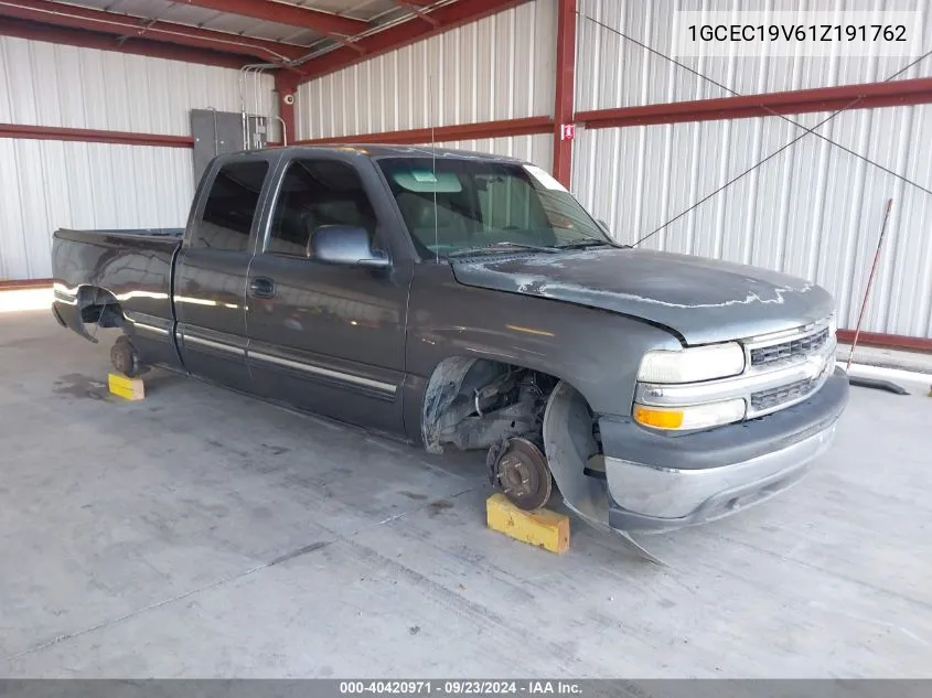 2001 Chevrolet Silverado 1500 VIN: 1GCEC19V61Z191762 Lot: 40420971