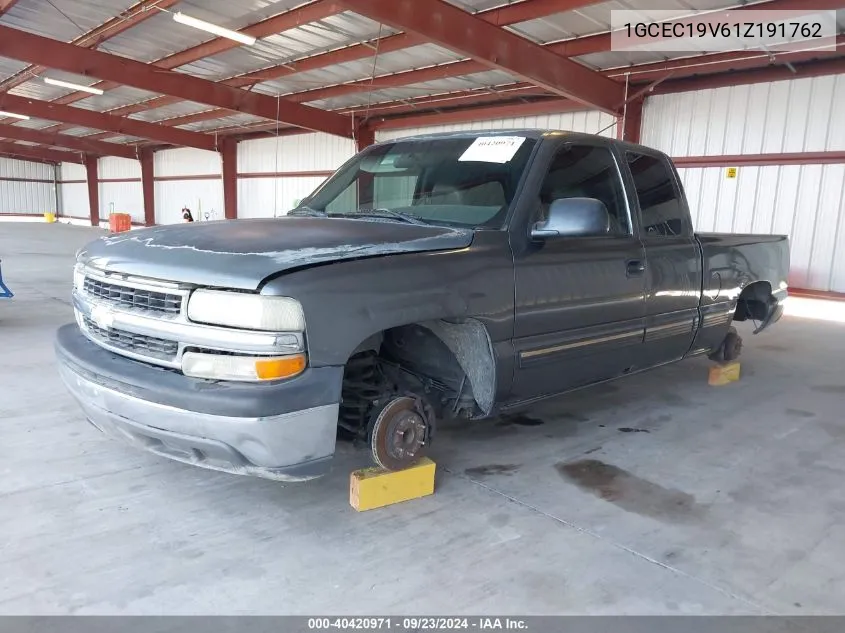 2001 Chevrolet Silverado 1500 VIN: 1GCEC19V61Z191762 Lot: 40420971